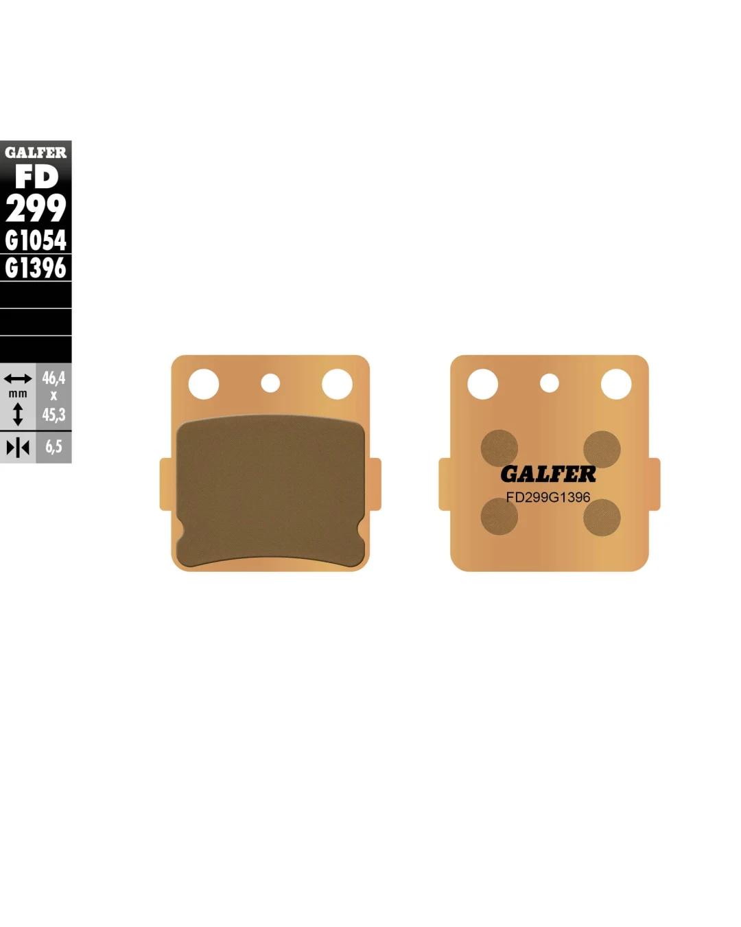 Задни мото накладки Galfer SINTERED FD299G1396