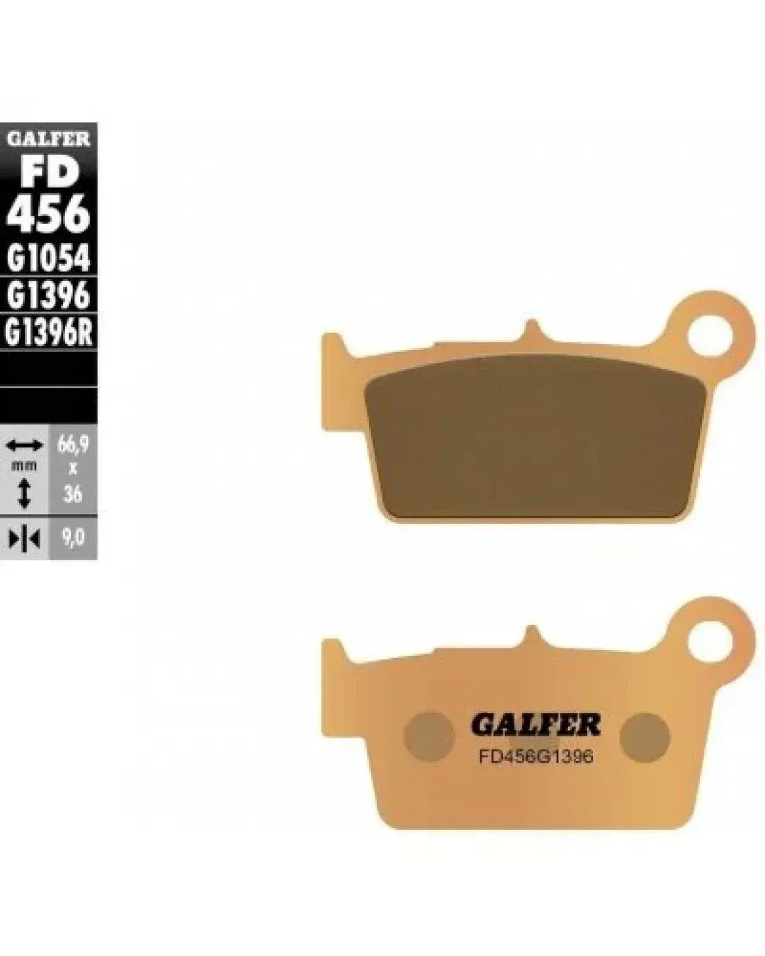 Задни  мото накладки Galfer SINTERED FD456G1396