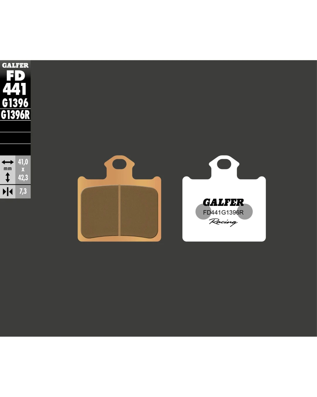 Задни мото накладки Galfer SINTERED RACING FD441G1396R