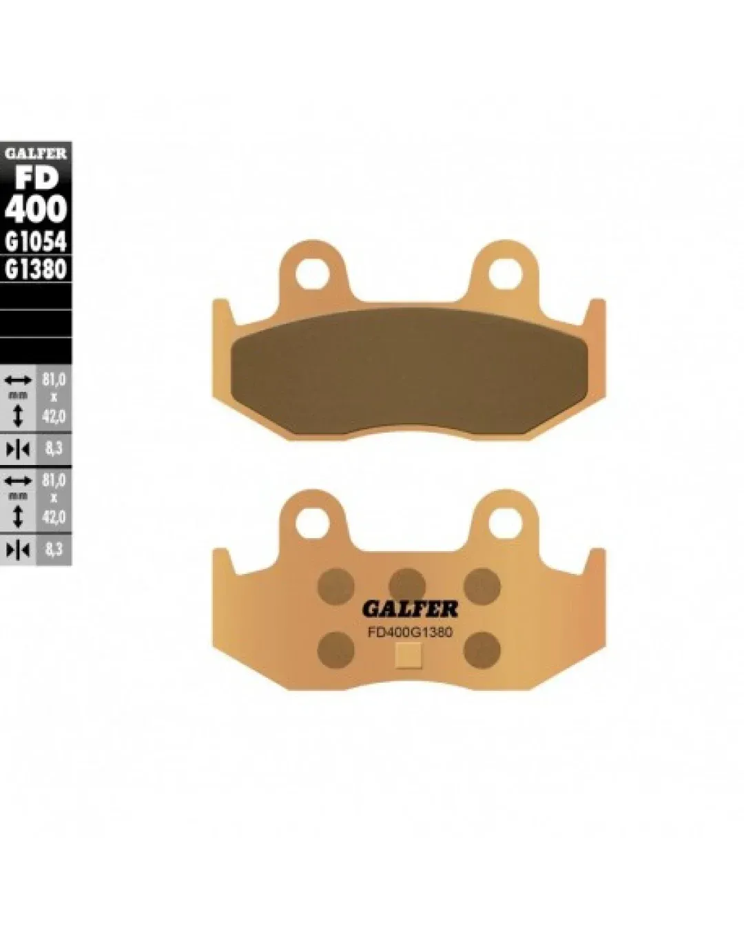 Задни мото накладки Galfer SINTERED SCOOTER COMPOUND FD400G1380