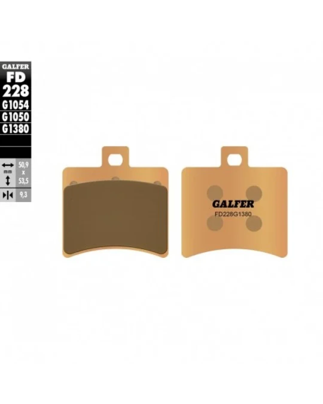 Задни мото накладки Galfer SINTERED SCOOTER FD228G1380