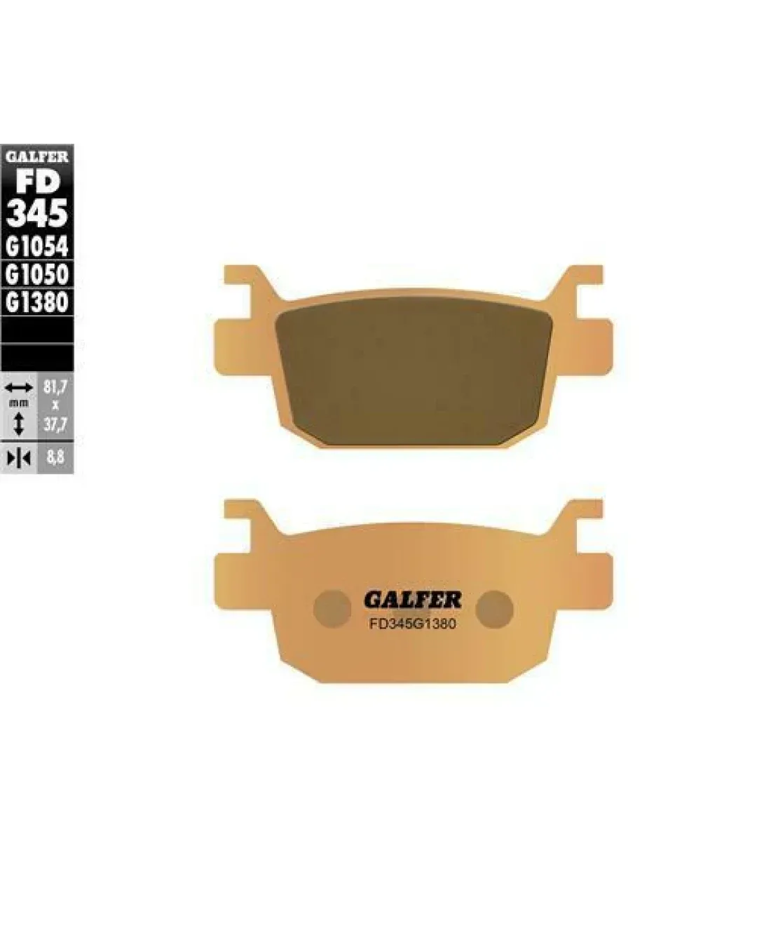 Задни мото накладки Galfer SINTERED SCOOTER FD345G1380