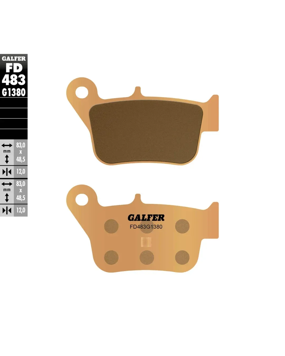 Задни мото накладки Galfer SINTERED SCOOTER FD483G1380