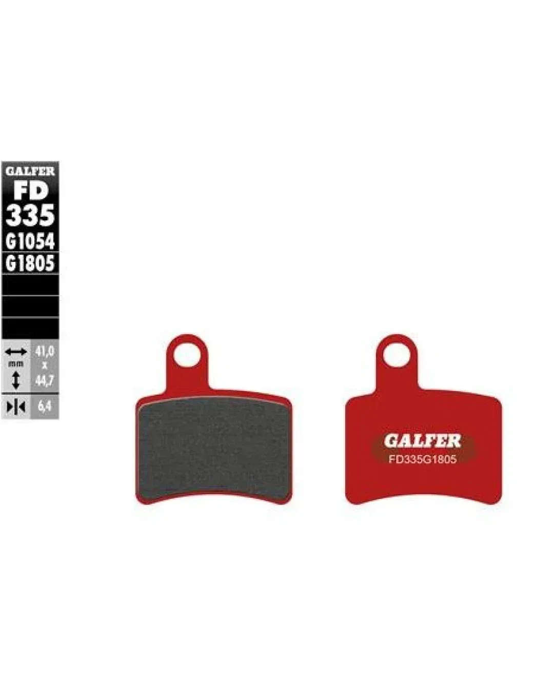 Задни мото накладки Galfer TRIAL TOP FD335G1805