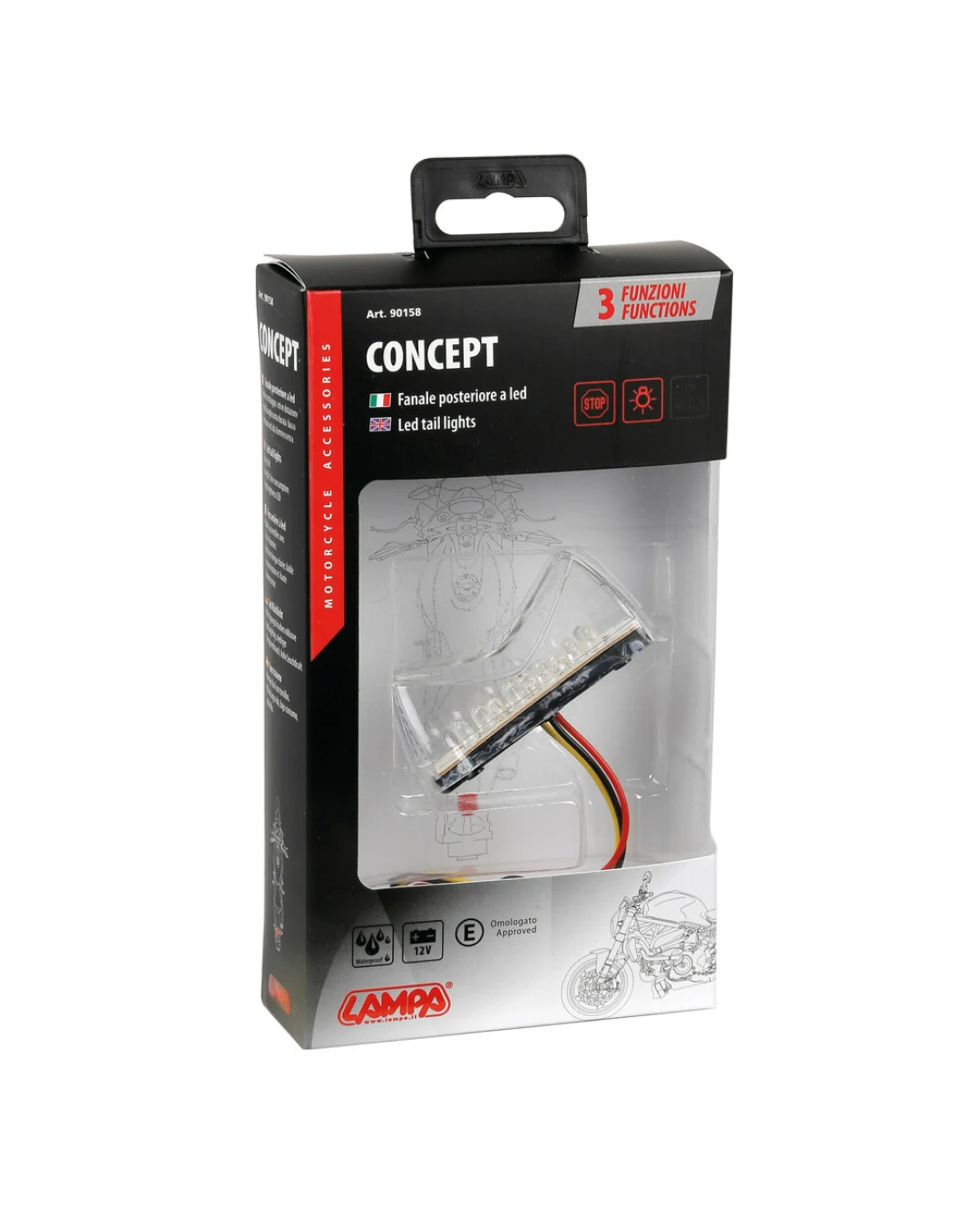 Задни светлини "Concept" Led 12V - 90158