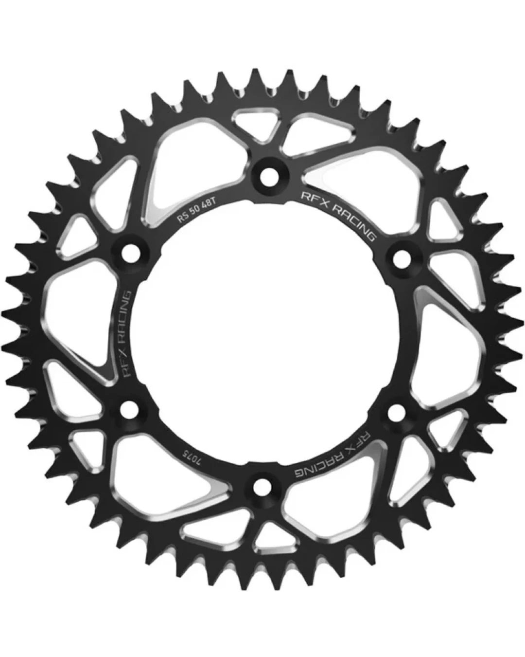 Задно зъбчато колело RFX Pro Series Elite BLACK Aluminium Rear Sprocket BETA RR 390 4T - 520 47T