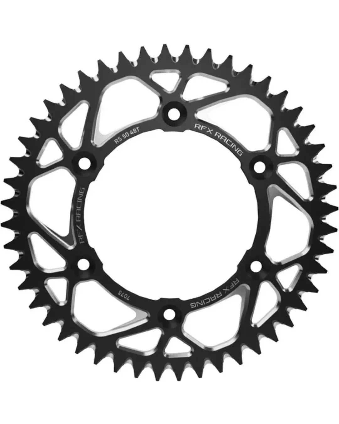 Задно зъбчато колело RFX Pro Series Elite BLACK Aluminium Rear Sprocket BETA RR 390 4T - 520 47T