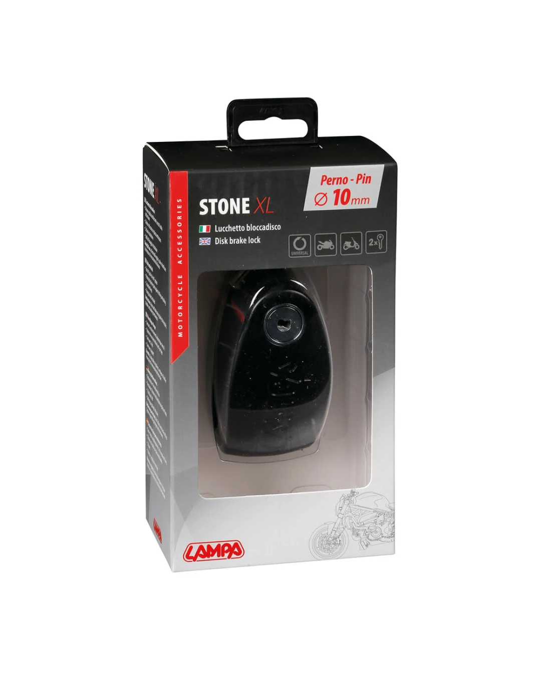 Заключвалка диск Stone XL black 90590