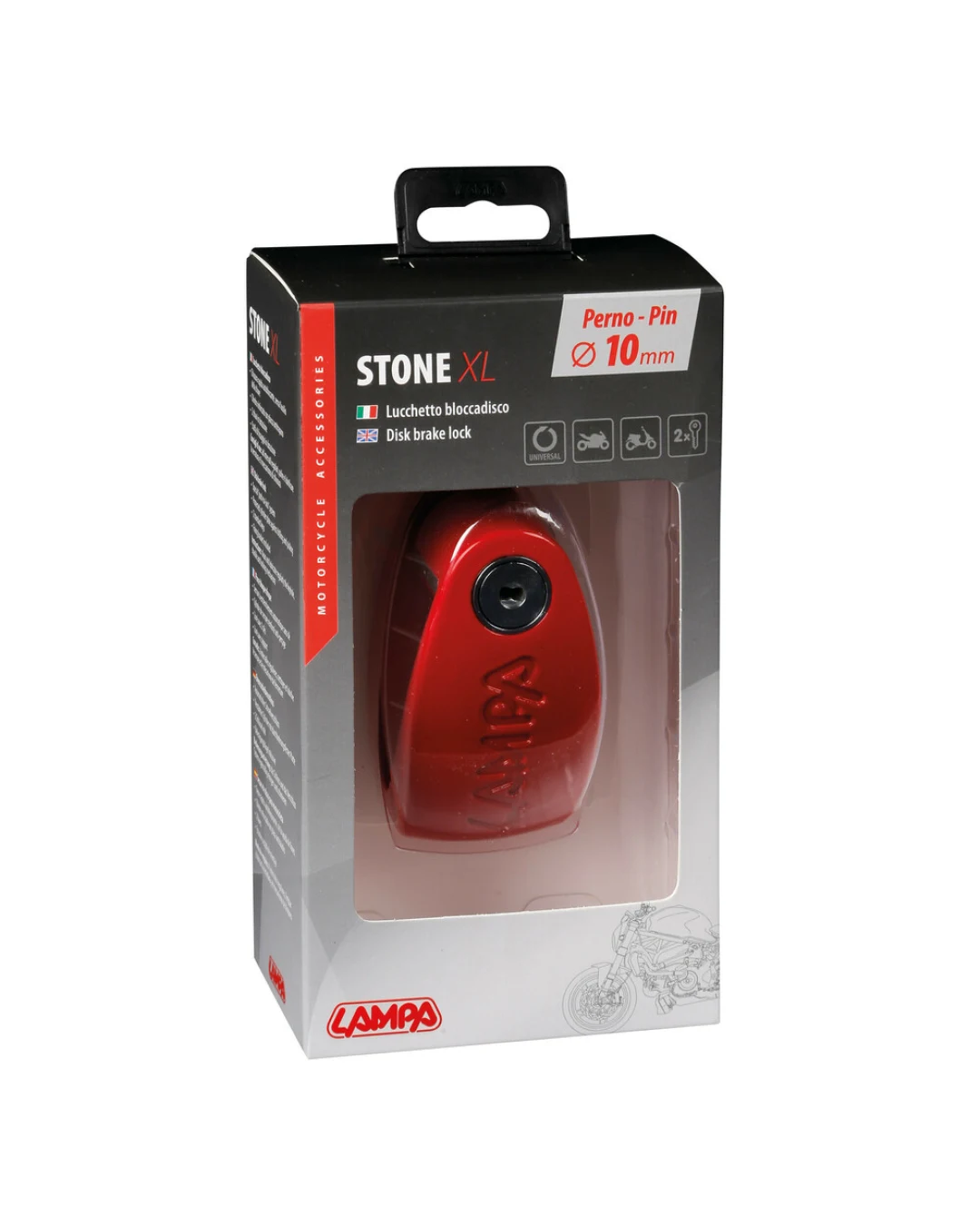 Заключвалка диск Stone XL red 90591