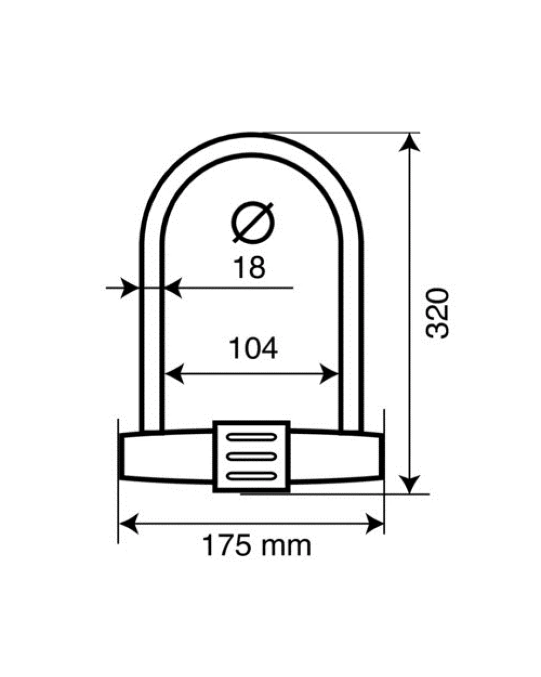 Заключваща скоба STRENGTH 90609