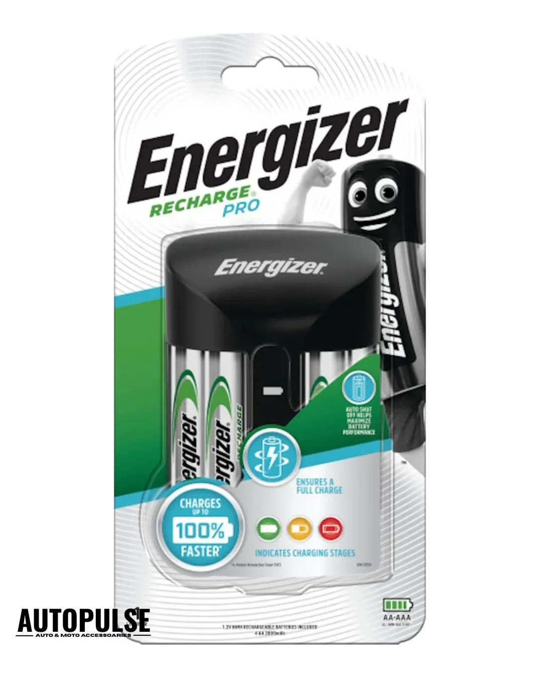 Зарядно устройство Energizer Recharge Pro 4xAA (2000mAh)