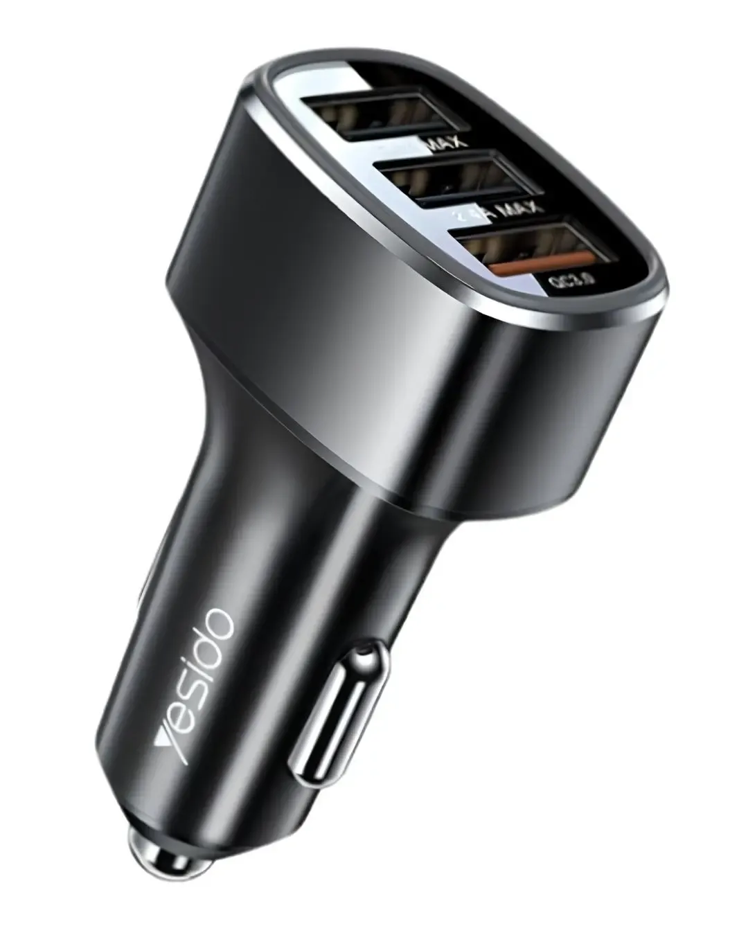 Зарядно за кола Yesido Y46 18W (3x USB-A, 12V-24V)