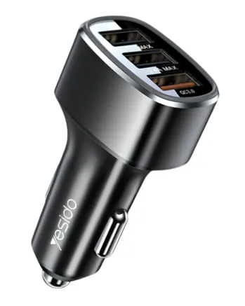 Зарядно за кола Yesido Y46 18W (3x USB-A, 12V-24V)