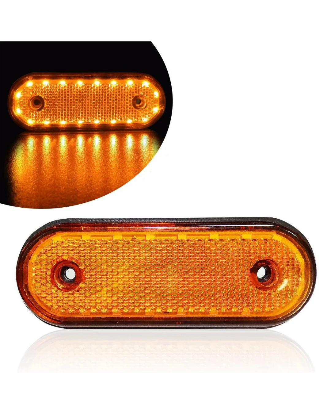 Жълт LED Габарит, 20 Диода - 24V