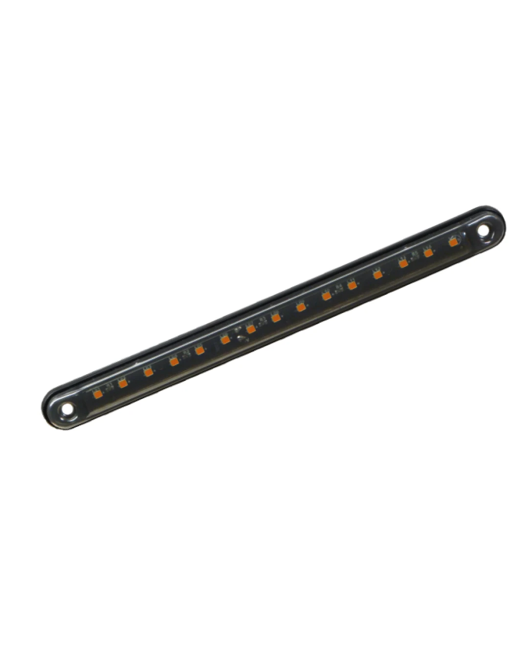 Жълт LED габарит / маркер – Опушен 15 Диода 12V-24V 240 mm
