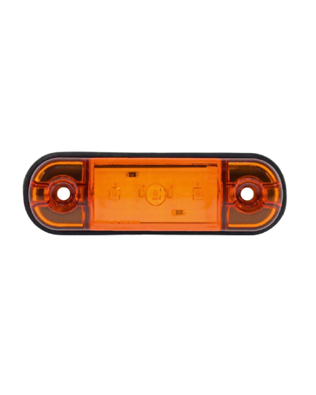 Жълта LED Габаритна светлина / Маркер - 3 диода 12V-24V